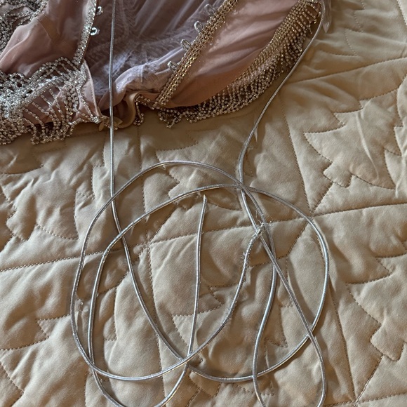 Mew Mews Silver Strapless Dress - Picture 12 of 15